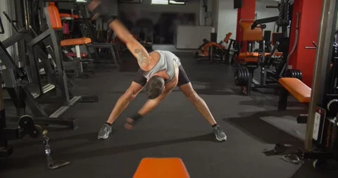 Gym workouts Stock Footage 146573134