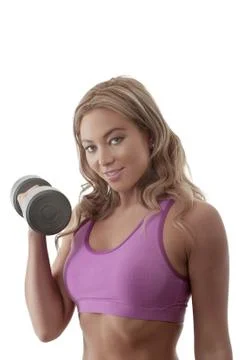 Gym workouts Stock Photos