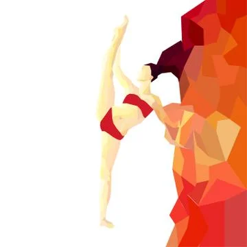 Gymnast Stock Illustration