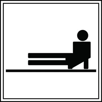 Gymnast on pommel Illustrazione stock
