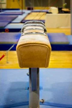 Gymnastic equipment Stock Photos