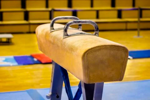 Gymnastic equipment Stock Photos