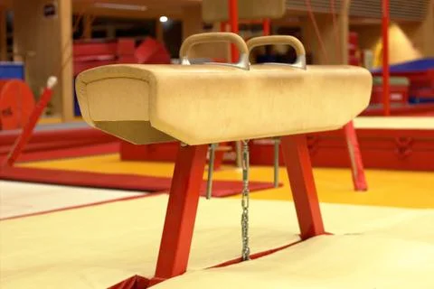 Gymnastic equipment Stock Photos