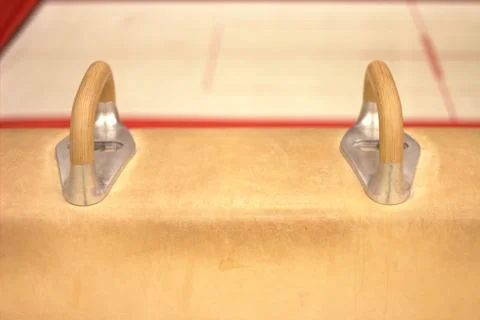 Gymnastic equipment Stock Photos