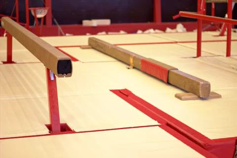 Gymnastic equipment Stock Photos