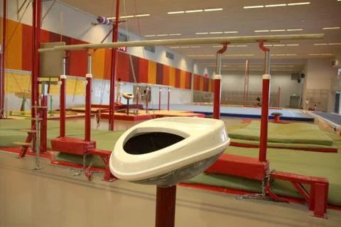 Gymnastic equipment Stock Photos