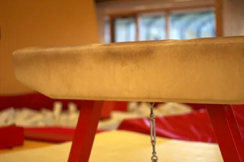 Gymnastic equipment Stock Photos