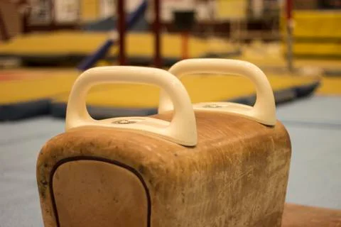 Gymnastic equipment Stock Photos
