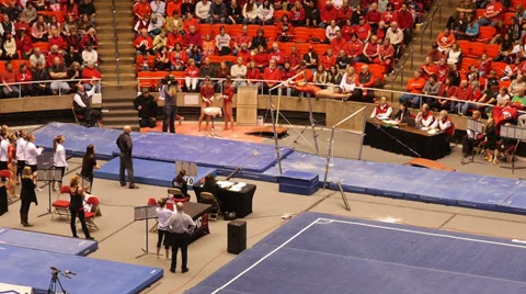 Gymnastic landing 動画素材 36270230