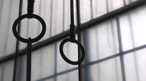 Gymnastic Rings At The Gym Stock Footage 67170153