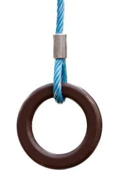 Gymnastic rings Stock Photos