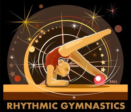 Gymnastics-5 Stock Illustration