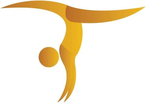 Gymnastics, acrobats Illustrazione stock