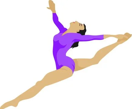 Gymnastics Stock Illustration