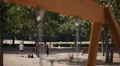 Gymnastics at park HD Footage