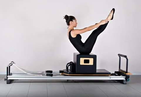 Gymnastics pilates Stock Photos