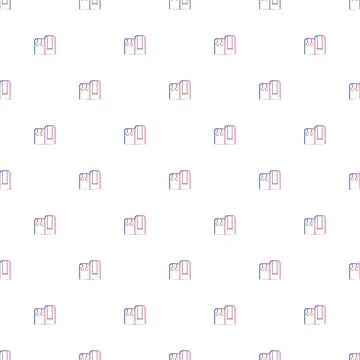 Gymnastics rings bars seamless pattern colorful vector Illustrazione stock