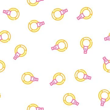 Gymnastics sport vector seamless pattern Illustrazione stock