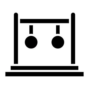 Gymnastics Vector Icon Design Illustration Stock Illustration