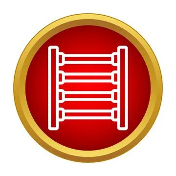Gymnastics wall bars icon representing sports equipment Illustrazione stock