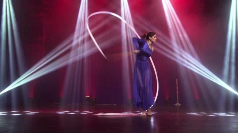 Gymnasts show Stock Footage 68984683