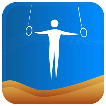 Gymnstic postures Stock Illustration