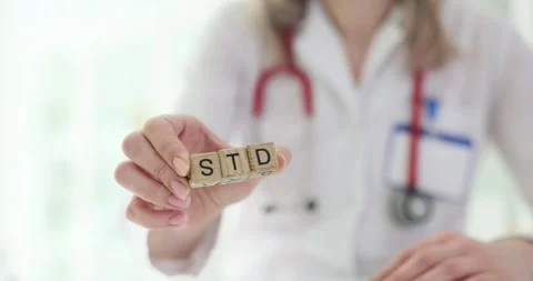 Gynecologist shows signs of STD Stock Footage 287496554