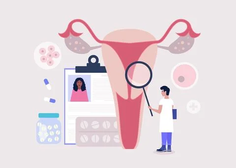 Gynecology Ilustración de archivo