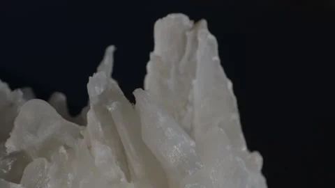 Gypsum Crystal Stock Footage 340636911