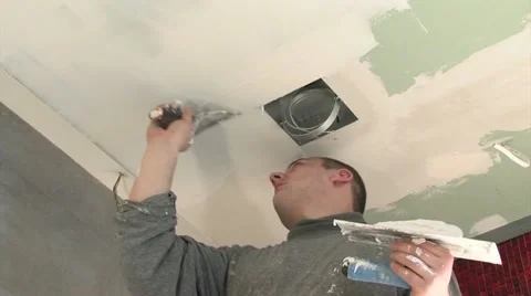 Gypsum finish Video stock 11832544