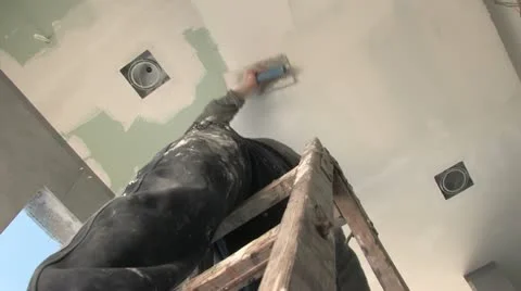 Gypsum finish Video stock 11832558