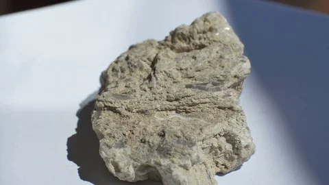 Gypsum Geological Sample Stock Footage 93846066