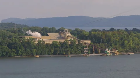 Gypsum Rock Quarry in Peekskill New York Stock Footage 346431926