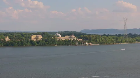 Gypsum Rock Quarry in Peekskill New York Stock Footage 346444082
