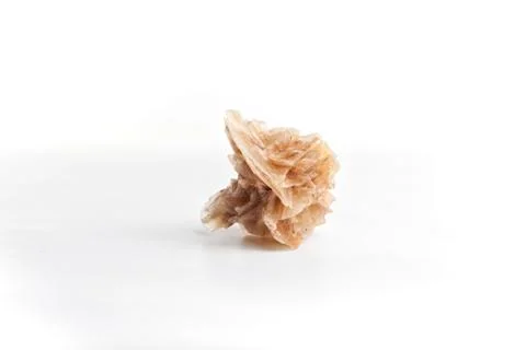 Gypsum on white background. Foto stock