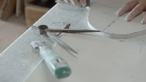 Gypsum Workshop  Stock Footage 117263415