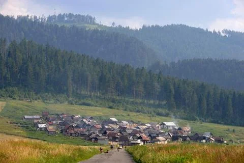 Gypsy colony Stock Photos