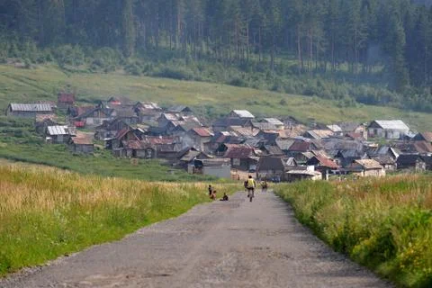Gypsy colony Stock Photos