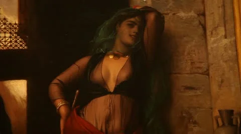 Gypsy Painting Stock Footage 21309575