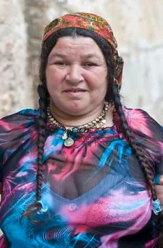 Gypsy pilgrim Stock Photos