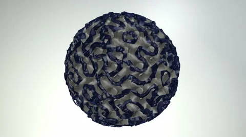 Gyroid surface Stock-Footage 64804400