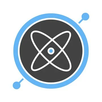 Gyroscope icon vector image. Stock Illustration