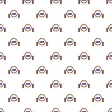 Gyroscope instrument pattern representing science and technology Stock Illustration