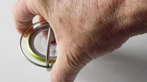 Gyroscope spinning on white background 動画素材 67867928