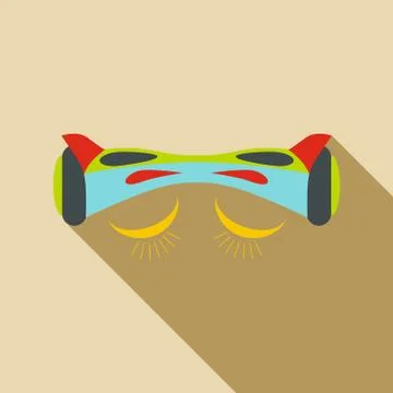 Gyroscope. Vector icons in a flat style on a white background Stock Illustration