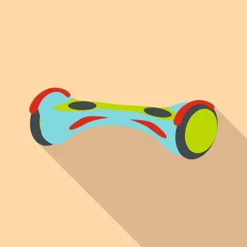 Gyroscope. Vector icons in a flat style on a white background Stock Illustration