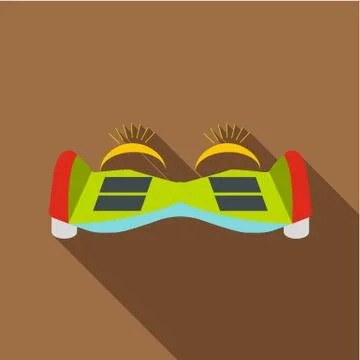 Gyroscope. Vector icons in a flat style on a white background Stock Illustration