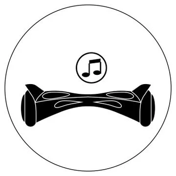 Gyroscope. Vector icons in a simple style. Element of design, interface Stock Illustration