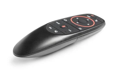 Gyroscopic remote controller on white background 库存照片