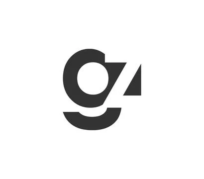 GZ creative geometric initial based modern and minimal logo. Letter g z tre.. Stock Illustration